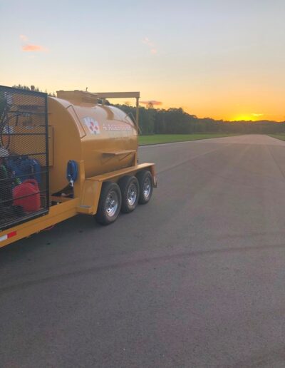 AAA Supercoat truck at sunset